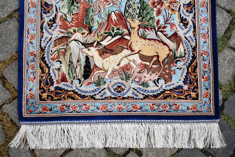 Silk Bamboo Rug 100 % Bamboo Silk Rug 2 x 3 ft Home Decor Rug Bamboo Wall Rug gallery
