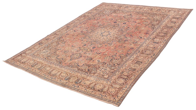Vintage Hand-Knotted Area Rug 9'6" x 12'2" Traditional Wool Carpet gallery