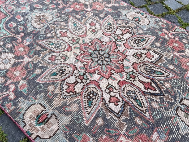 Bohemian Runner Rug, Turkish Vintage Rug, Handmade Wool Rug, 2,6 x 9,3 ft gallery