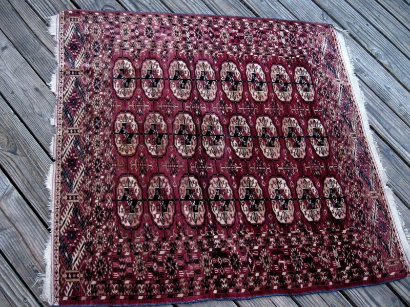 ANTIQUE 1890-1900 BUKHARA RUG AMAZING GREAT COLORS EXCEPTIONAL VERY-VERY FINE gallery