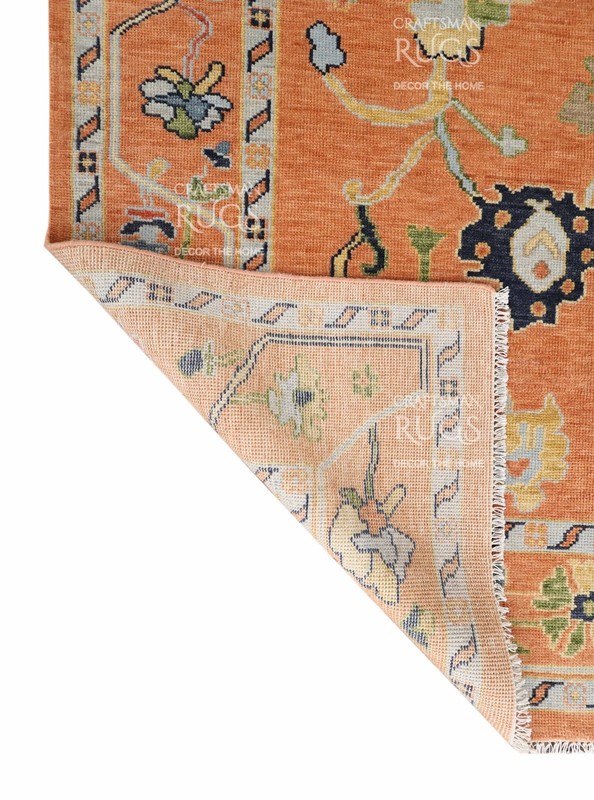 Traditional Oriental Rug with Geometric Border 8x10 ft gallery