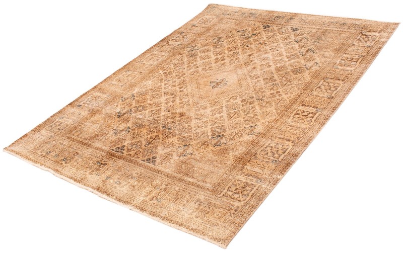 Vintage Hand-Knotted Area Rug 7'3" x 9'11" Traditional Oriental Wool Carpet gallery