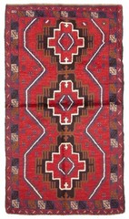 Vintage Traditional Hand-Knotted Area Rug 3’5″ x 6’6″ Oriental Wool Carpet