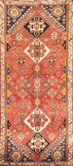 Vegetable Dye Handmade 8 ft Runner Rug 3×8 Tribal Geometric Traditional Carpet
