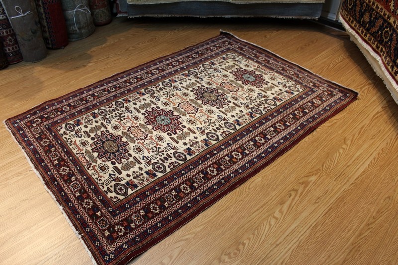 Handmade antique 5' X 7' Caucasian Kazak Design Shirvan Early 1900 Tribal Rug gallery