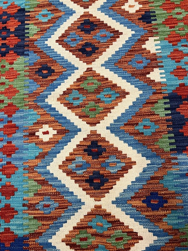 Vintage Kilim Traditional Hand Made Oriental Wool Kilim 5ftx3.2ft 149cmx100cm gallery