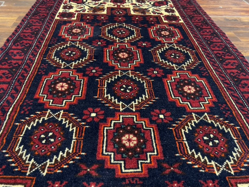 Genuine Hand Knotted Turkish Oushak Heriz GeometricArea Rug Carpet 3’4x6’4,#1013 gallery