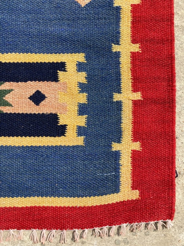 Vintage Traditional Handmade Beautiful Gabbeh Kilim Floor Rug Carpet 129x68 cm gallery