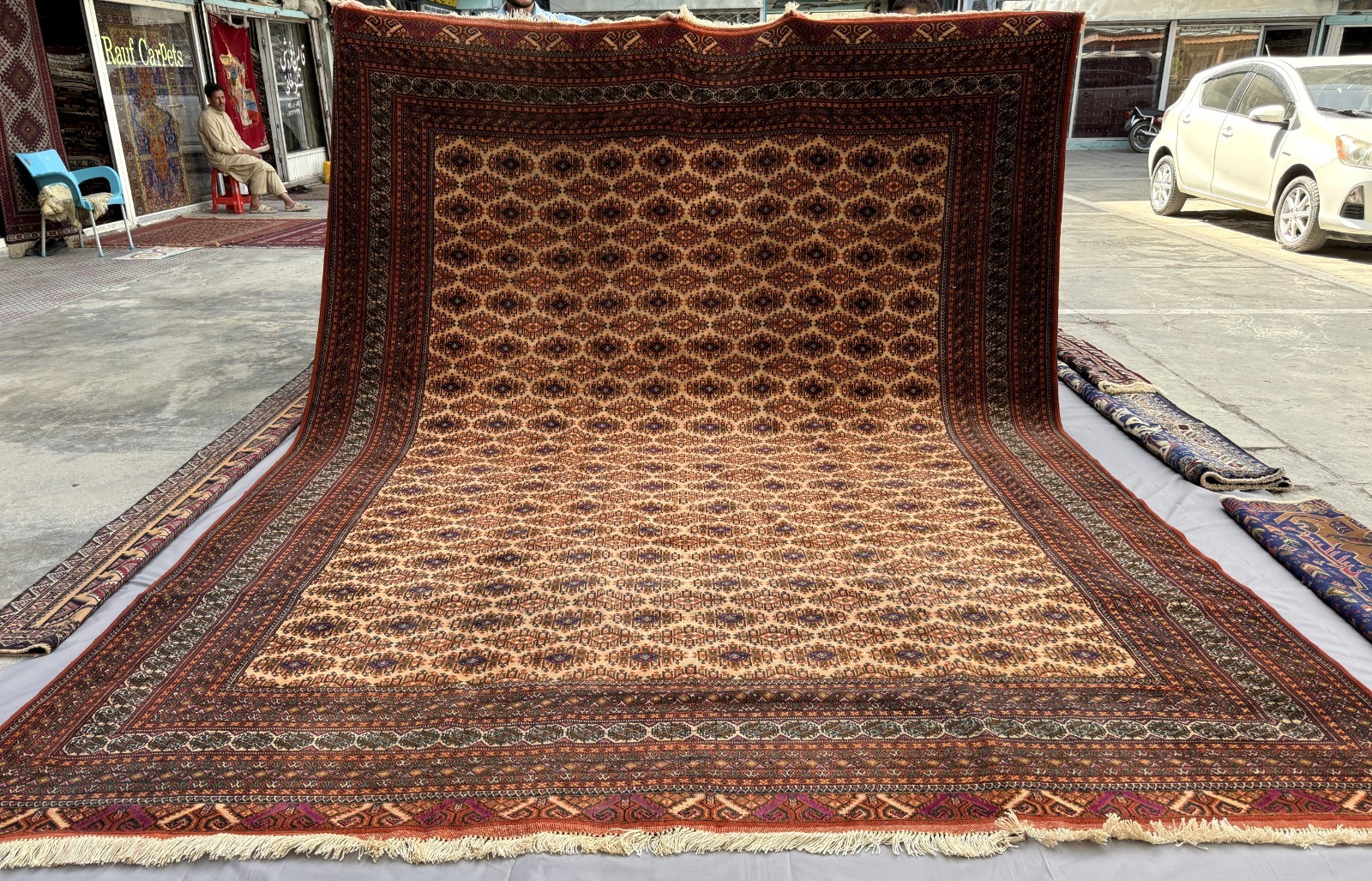 Fine Hand Knotted Afghan Sarooq Rug 10x13 Antique Persian Style Oriental Carpet gallery