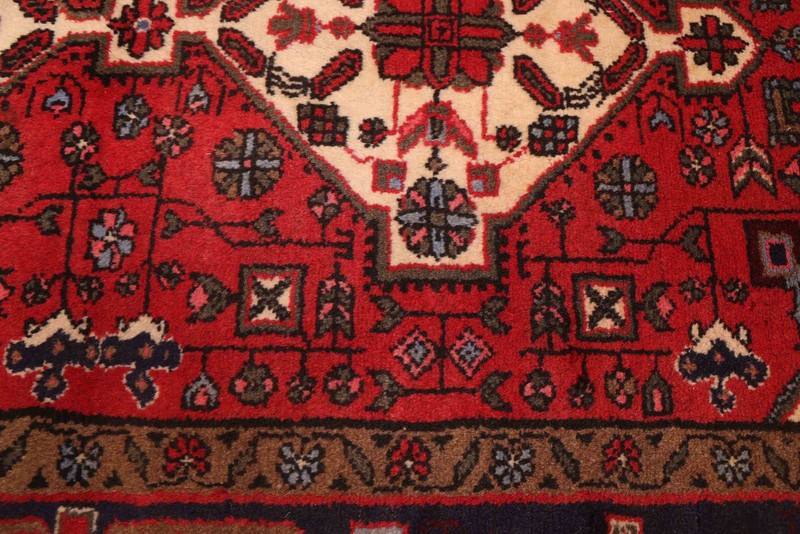 Vintage 3'3" x 5'1" Traditional Hand Knotted Vegetable Dye Wool Area Rug gallery