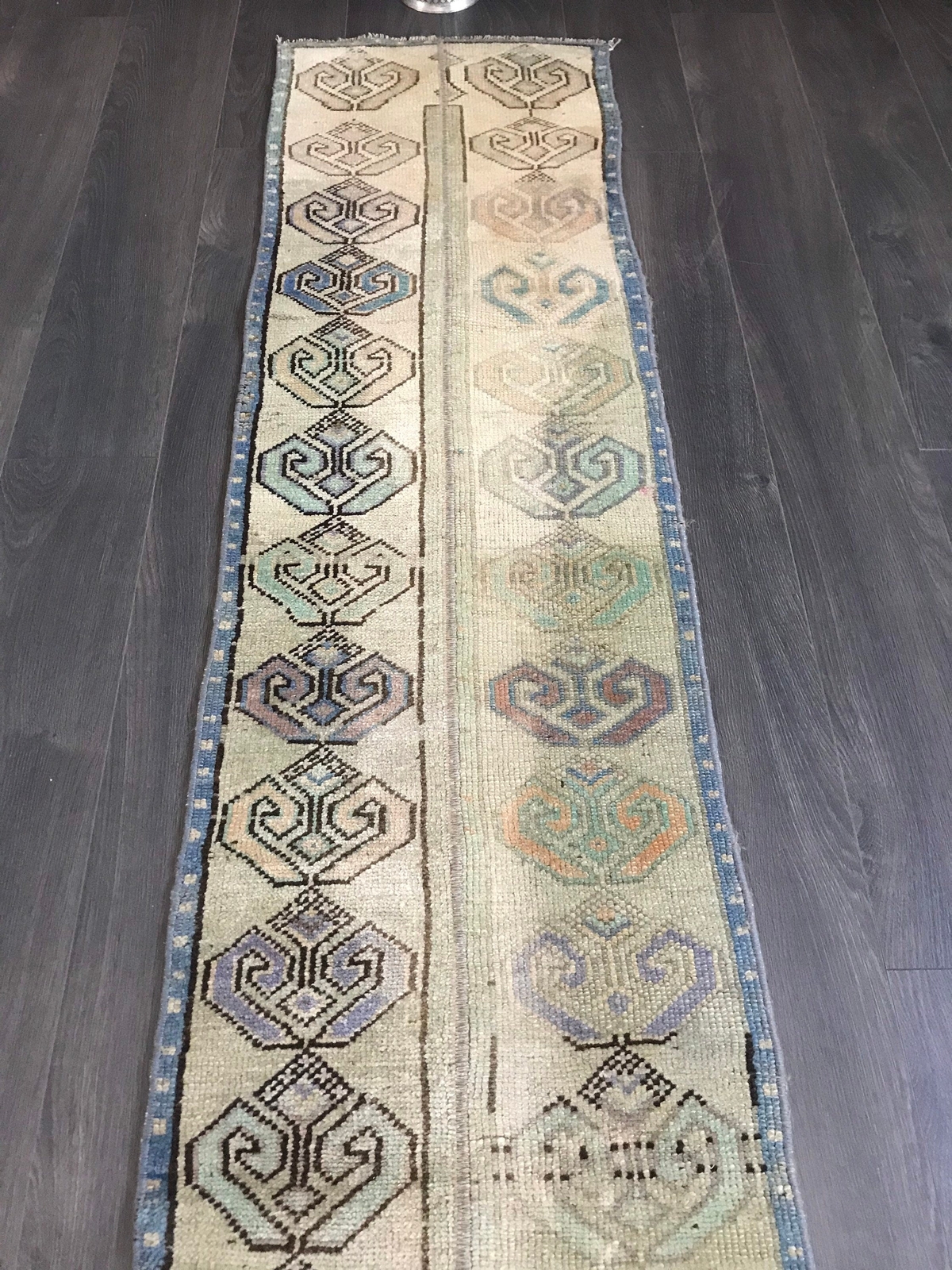 Hallway Runner Rug, Beige Runner Rug, Wool Runner Rug , Turkish Runner Rug , Vin gallery