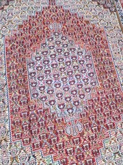 245 X 150 CM Stunning Super Fine Quality Senneh Knots Oriental F;at Weave Kilim