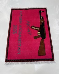 #536. War rug Afghan War Rug Wool Rug Beautifully Made Small War Rug 80×59 cm