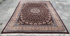 New Pictorial Rug Hi Qaulity Power Loomed Mehrab Dsgn Silk Carpet 8×11 ft