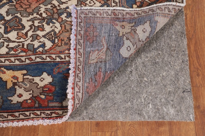 Vintage Bakhtiari Rust/ Blue Living Room Rug 5x10 Hand-knotted Wool Carpet gallery