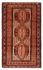 Traditional Vintage Hand-Knotted Oriental Carpet 2’10” x 4’9″ Wool Area Rug