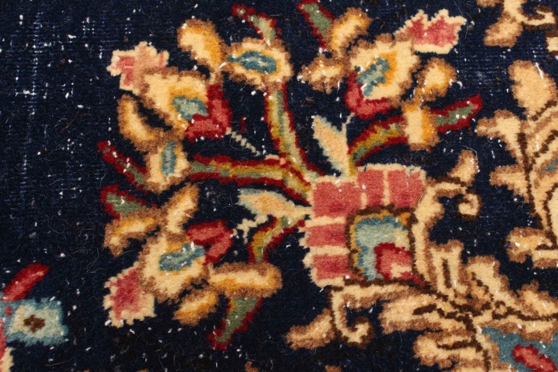 Vintage 3'9" x 7'0" Traditional Hand Knotted Vegetable Dye Wool Area Rug gallery