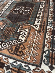 EXTREMELY RARE Antique Turkish Carpet – Wool On Wool 150cm x 95cm approx