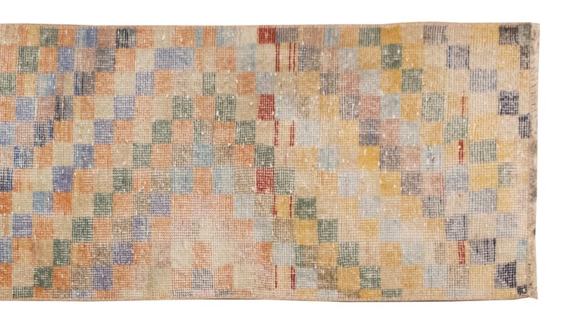 Vintage Runner,Oushak Rug,Floor Rug,Runner Rug,Turkish Runner, 1'9 X 7'1 feet gallery