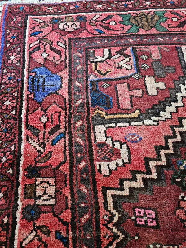 3.6 X6.9 ANTIQUE SERAPI HERIZ VEG DYE QUALITY TURKISH VINTAGE Hand Knotted gallery