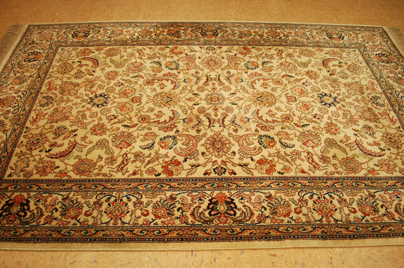 MINT AUTHENTIC AMERICAN KARASTAN ANTIQUE TABREZ PATTERN #738 CARPET 5'9" x 9' gallery