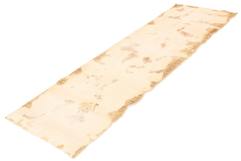 3'5" x 12'2" Vintage Hand-knotted Runner Rug Traditional Oriental Wool Carpet gallery