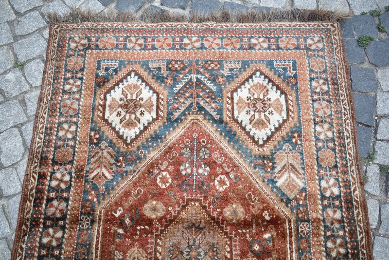 Antique Caucasian Rug 44'' x 64'' Collector Item Hand-knotted Rug Home Decor Rug gallery
