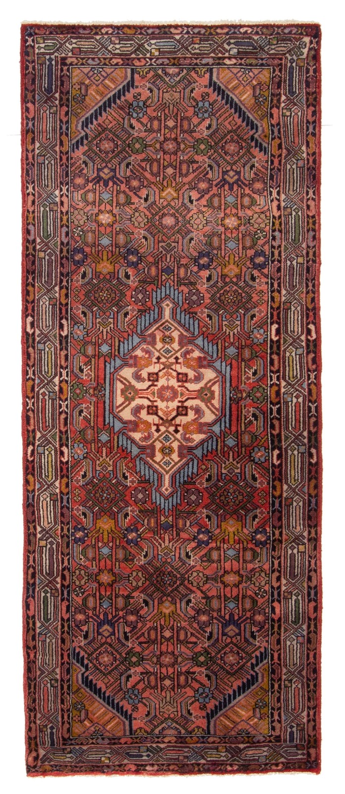 2'8" x 6'7" Vintage Hand-knotted Runner Rug Traditional Oriental Wool Carpet gallery