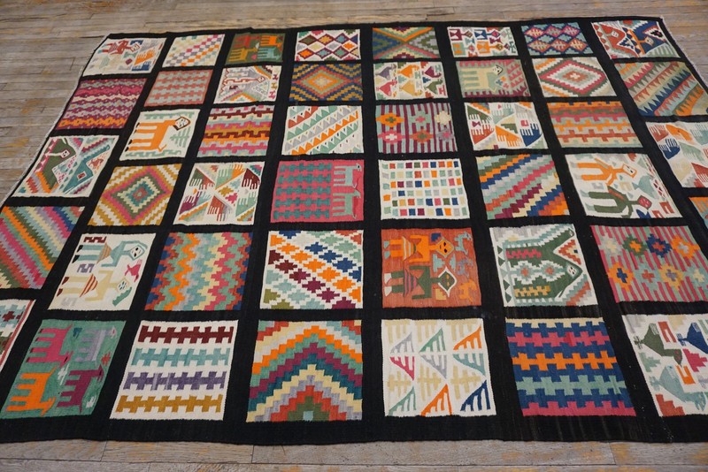 6'x8' Antique Gafsa Tunisia Flat Weave Rug gallery