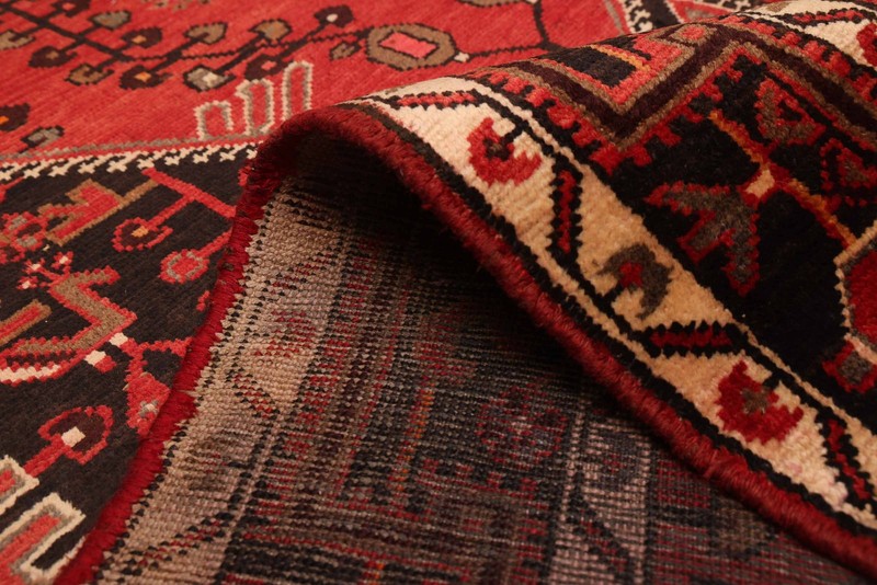 Vintage 5'0" x 10'10" Traditional Hand Knotted Vegetable Dye Wool Area Rug gallery