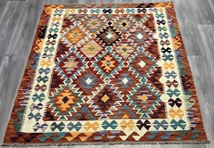 Vintage Kilim Traditional Hand Made Oriental Wool Kilim 6ftx4ft 175cmx140cm