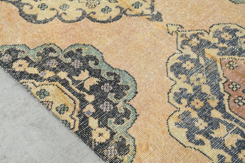 Oushak Runner Rugs Turkish Hand-Knotted Hallway Carpet Vintage Rug 3x13 ft 423 gallery