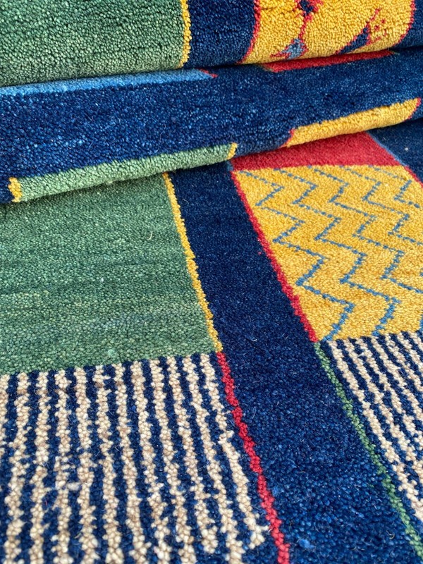 Fine Quality Handmade Nepalese Tibetan Small Area Rug 5'x8' (also sold as pair) gallery