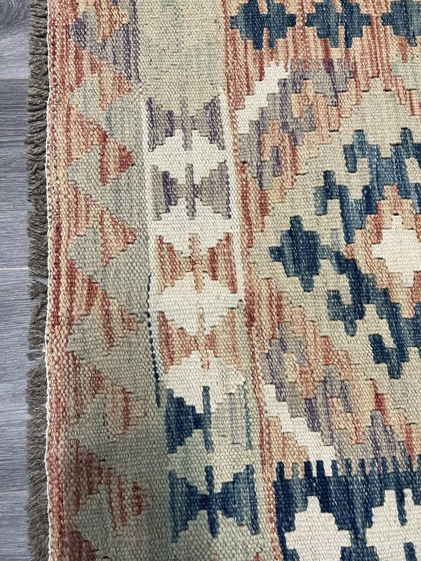 Vintage Kilim Traditional Hand Made Oriental Wool Kilim 5ftx3.2ft 150cmx102cm gallery