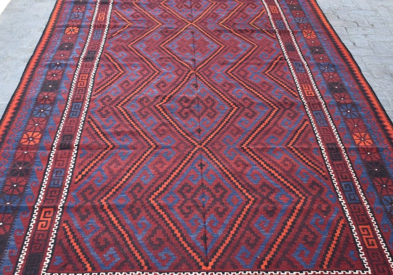 8x16 Ft Handmade Afghan Ghalmouri Kilim Rug Antique Persian Palace Size Area Rug gallery