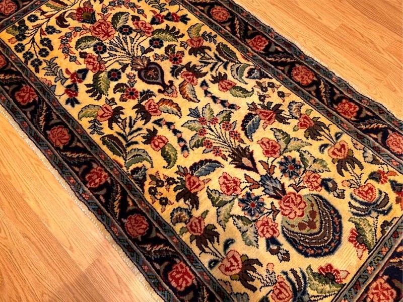 3 x 6 Handmade Fine Quality One Of A Kind Pictorial Rug . Natural Dye Soft Wool gallery