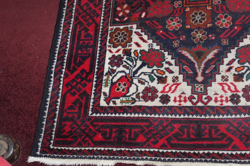 Afghan Belutch Baluchi Rug Carpet Red Tribal Designs 78" X 42" gallery