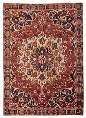 Vintage Traditional Hand-Knotted Area Rug 6’11” x 9’9″ Oriental Wool Carpet