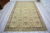 Antique Beige Geometric Handmade Rug, 6.2x10.9ft, Turkish Oriental Beige Rug, gallery