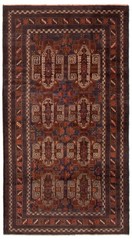 Traditional Vintage Hand-Knotted Oriental Carpet 3’7″ x 6’7″ Wool Area Rug