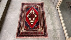 3’2” X 5’2” Vintage Carpet Natural Village Rug Handmade Rug.SKU:T1736