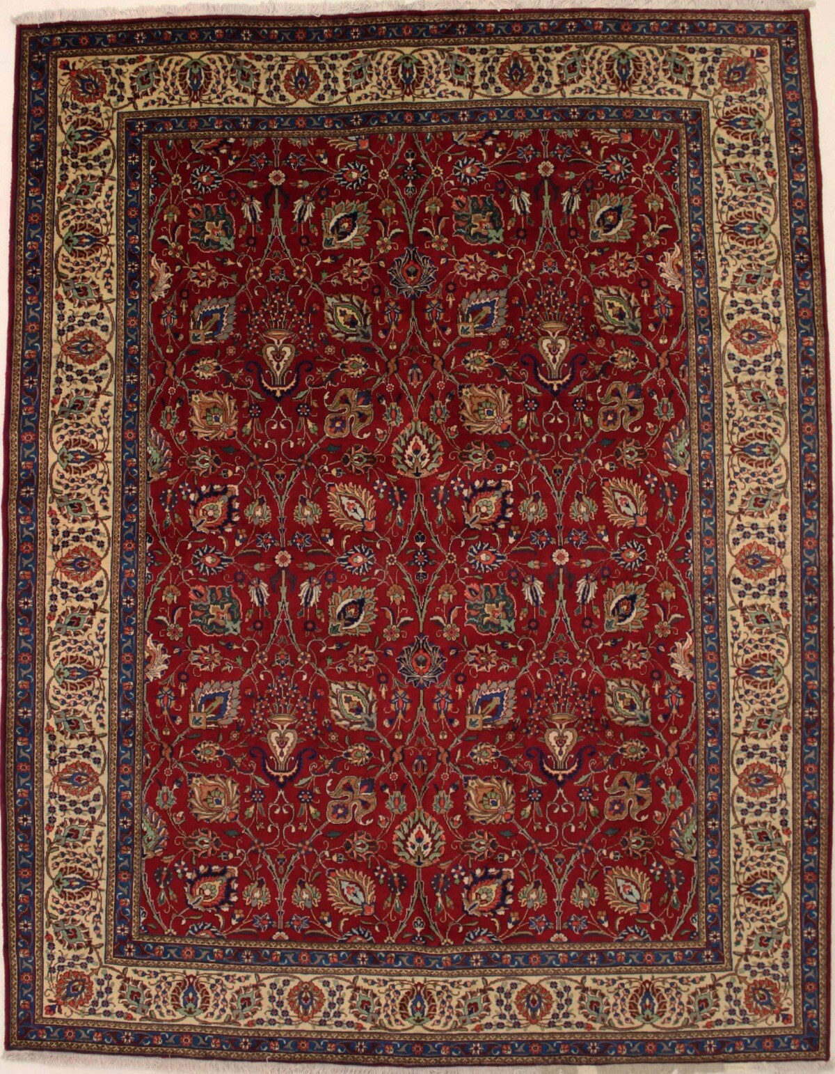 Semi-Antique Handmade Oriental Rug Classic Floral Design Decor Carpet 10X13 ft gallery