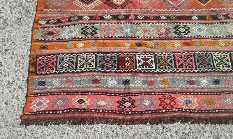 rugs for living room, kelim Teppich, Tapis, Area Kilim Rugs, 5'1"x 6'6" ft, gallery