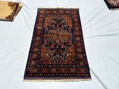 3×5 Ft Afghan Hand Knotted Tribal Baluchi Rug Oriental Medallion Persian Carpet