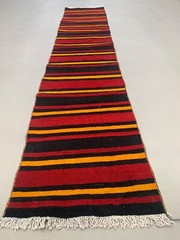 Old Turkish narrow Kilim Runner 286×55 cm shabby chic, vintage kelim