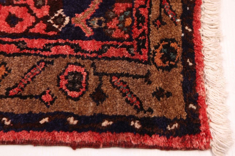 3'3" x 9'8" Vintage Hand-knotted Runner Rug Traditional Oriental Wool Carpet gallery