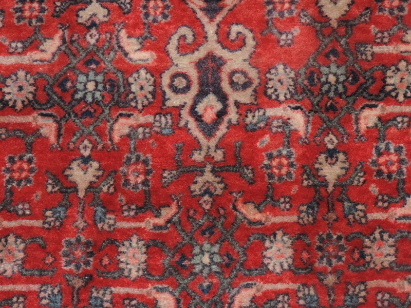 3x10ft. Handmade Sarouk Wool Runner gallery