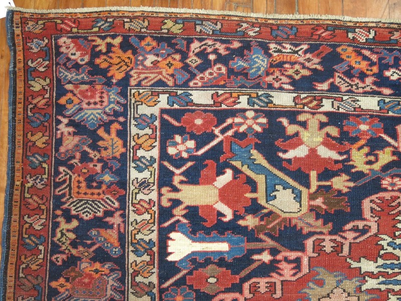 Antique Gallery Heriz Serapi Karajeh Rug 6'4''x15'8'' gallery