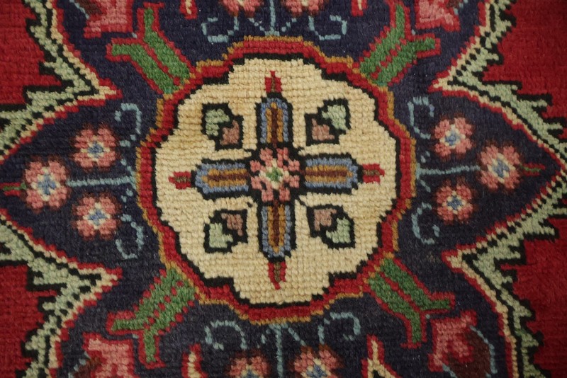 Luxurious Red Traditional Accent Rug 3x5 Hand-knotted Wool Floral Vintage Carpet gallery