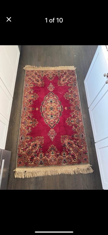 Vintage 3 X 5 Wool Karastan Kirman Rug Excellent Condition gallery